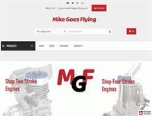 Tablet Screenshot of mikegoesflying.com